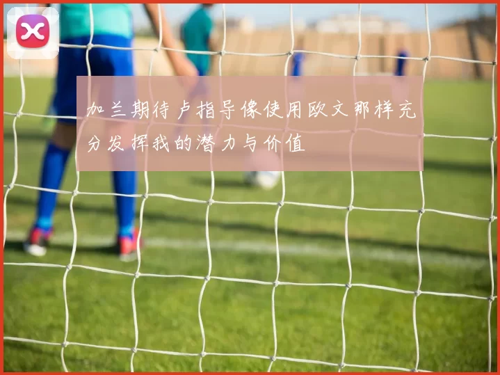 加兰期待卢指导像使用欧文那样充分发挥我的潜力与价值